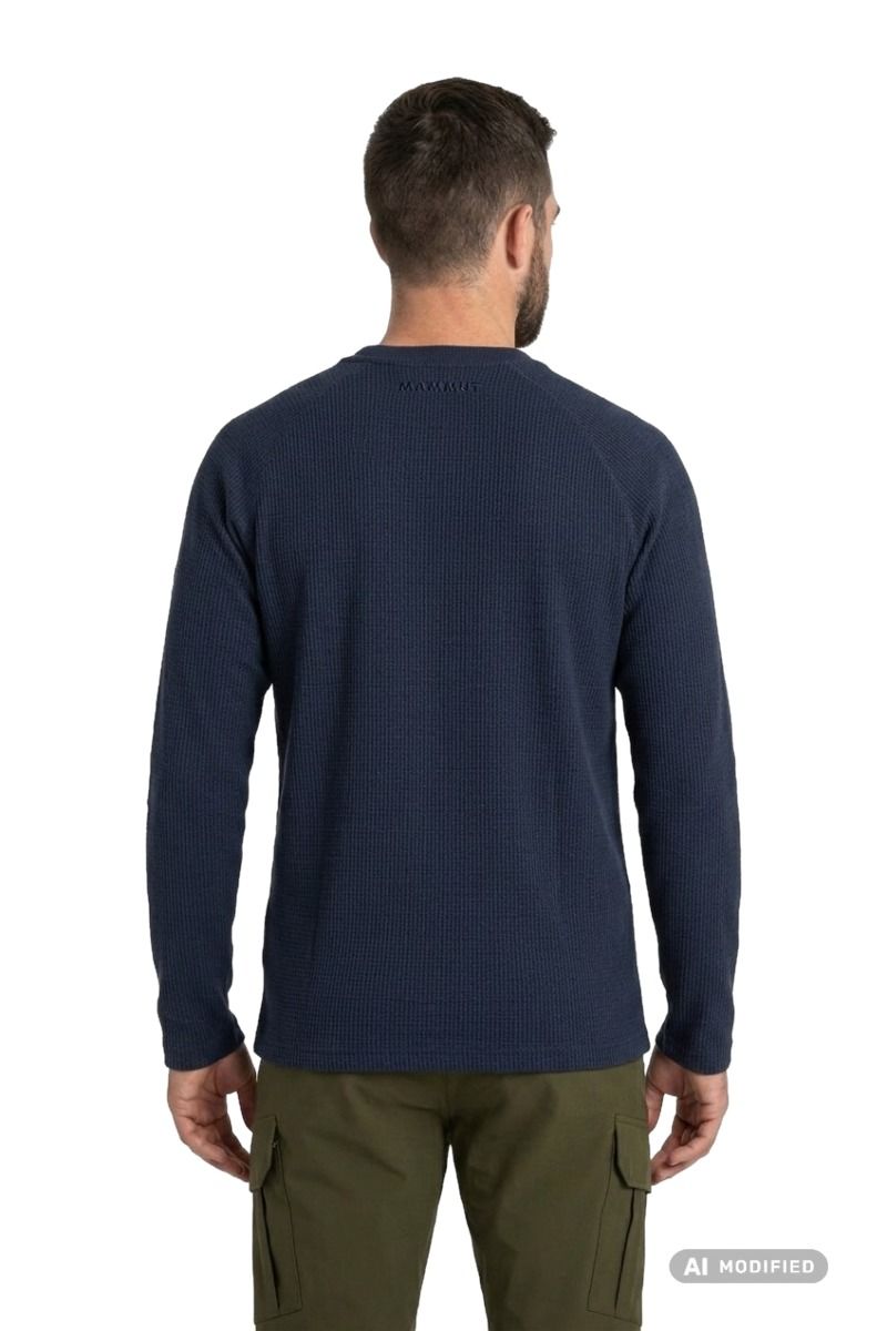 KOSZULKA WAFFLE LONGSLEEVE-MARINE