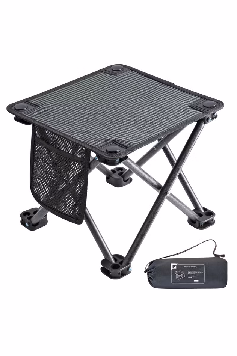 KRZESŁO TURYSTYCZNE MINI STOOL KC2137-BLACKSTRIPS