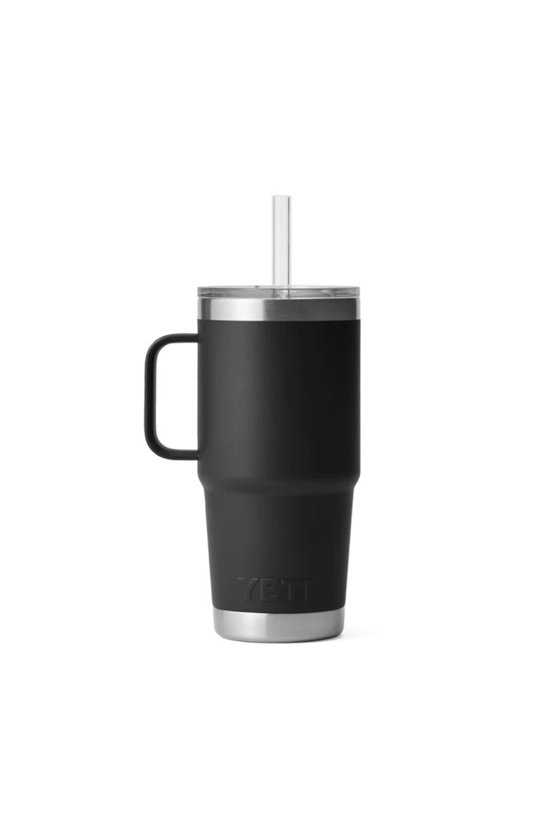 KUBEK RAMBLER 25 OZ / 739 ML STRAW-BLACK