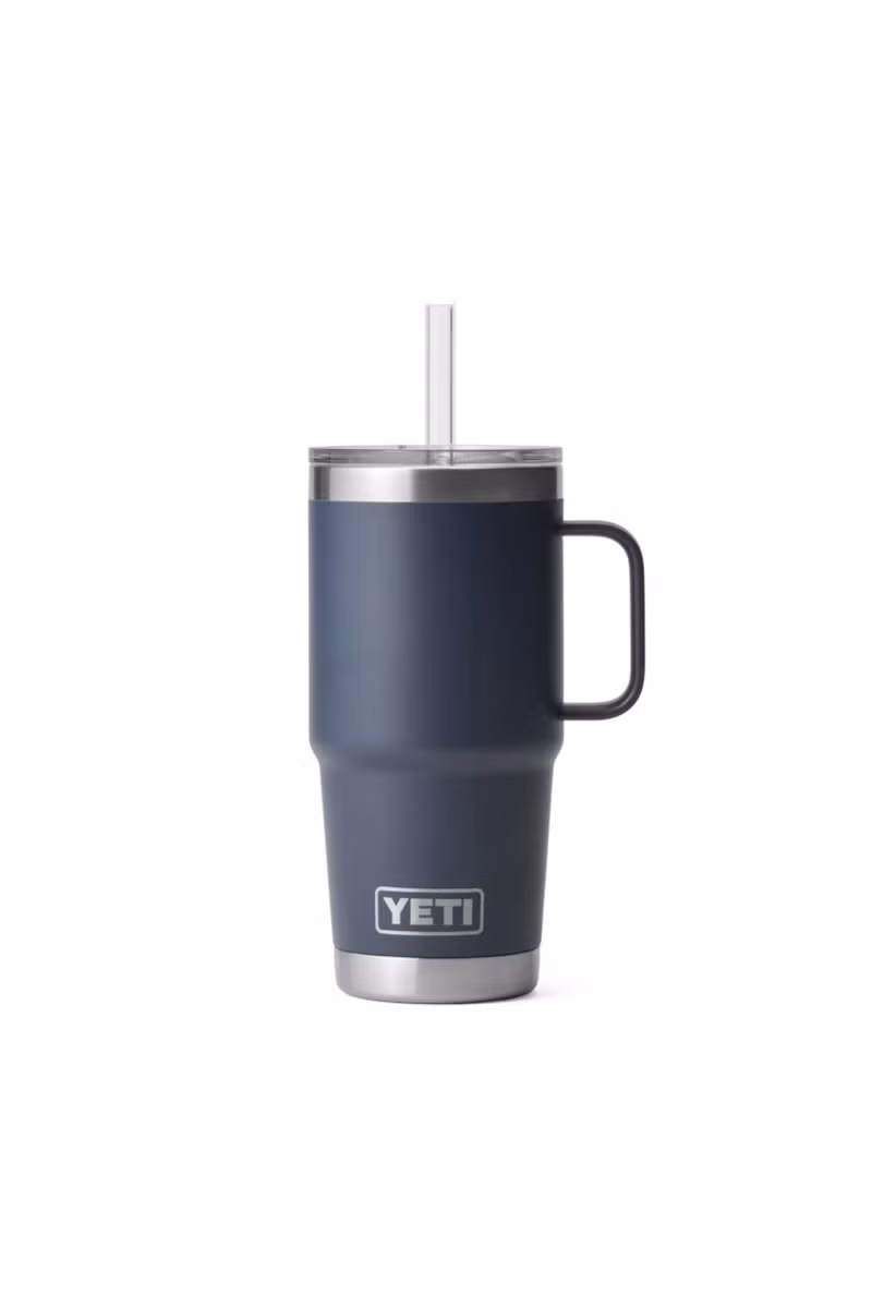 KUBEK RAMBLER 25 OZ / 739 ML STRAW-NAVY