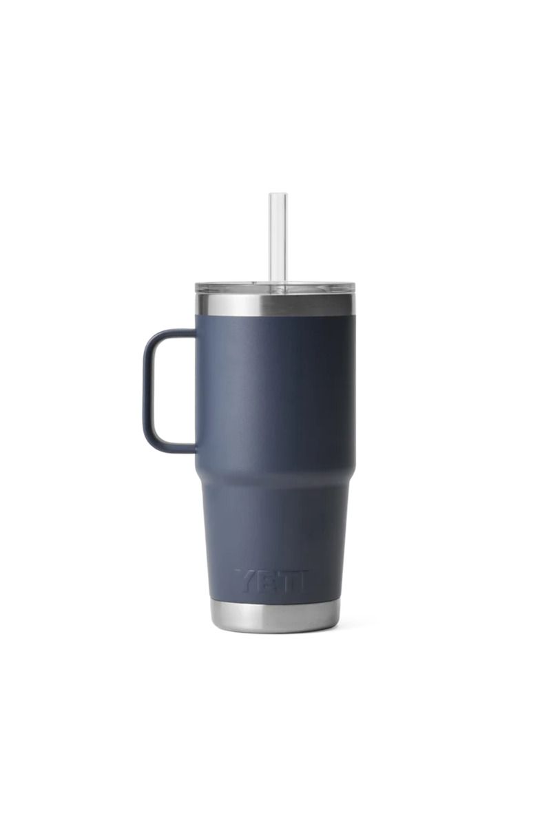 KUBEK RAMBLER 25 OZ / 739 ML STRAW-NAVY