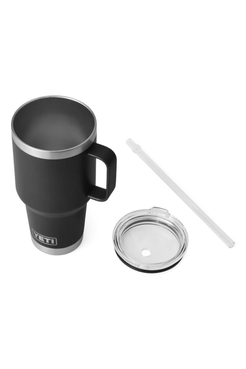 KUBEK RAMBLER 35 OZ / 1035 ML STRAW-BLACK
