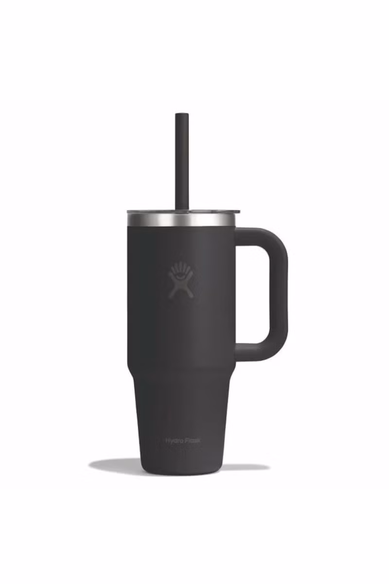 KUBEK TERMICZNY TRAVEL TUMBLER CLEAR LID 24 OZ / 710 ML-BLACK