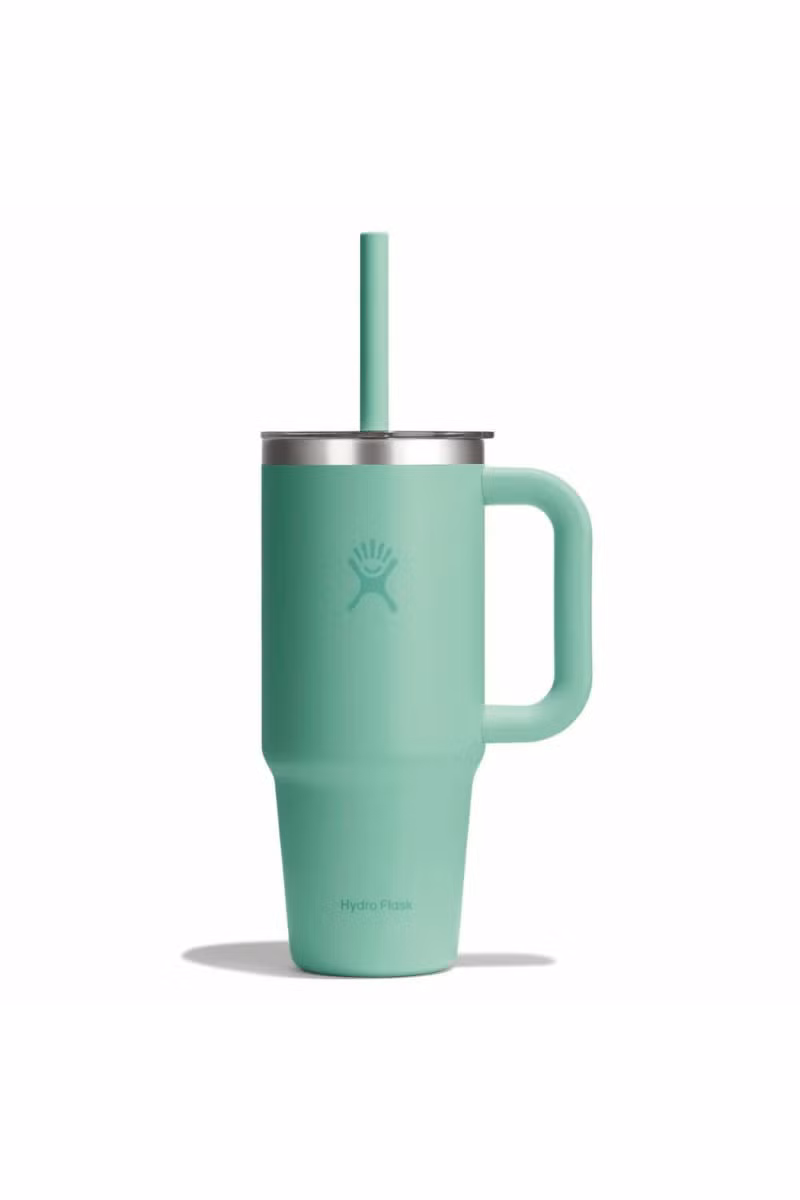 KUBEK TERMICZNY TRAVEL TUMBLER CLEAR LID 24 OZ / 710 ML-MERMAID GREEN