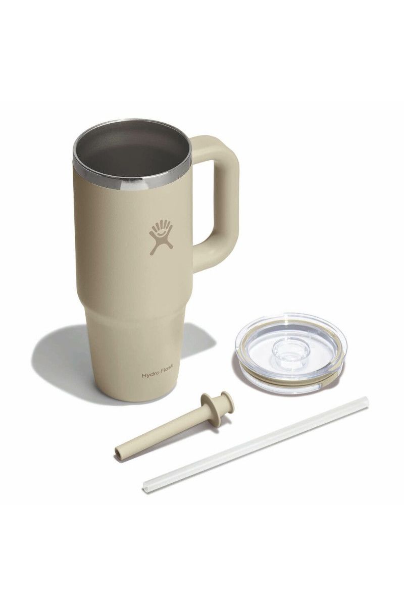 KUBEK TERMICZNY TRAVEL TUMBLER CLEAR LID 24 OZ / 710 ML-OAT