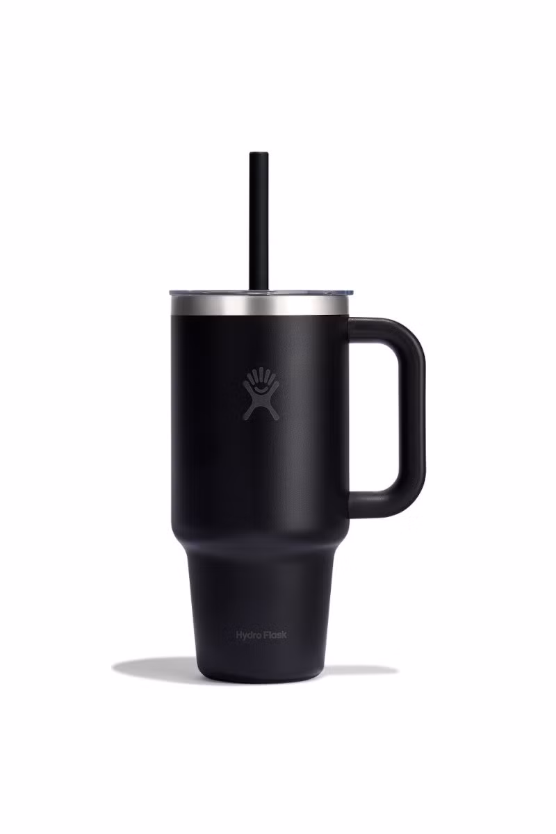 KUBEK TERMICZNY TRAVEL TUMBLER CLEAR LID 32 OZ / 946 ML-BLACK