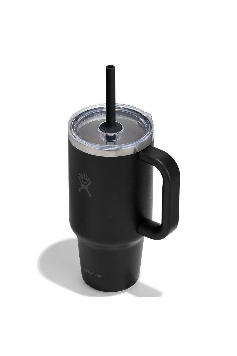 KUBEK TERMICZNY TRAVEL TUMBLER CLEAR LID 32 OZ / 946 ML-BLACK