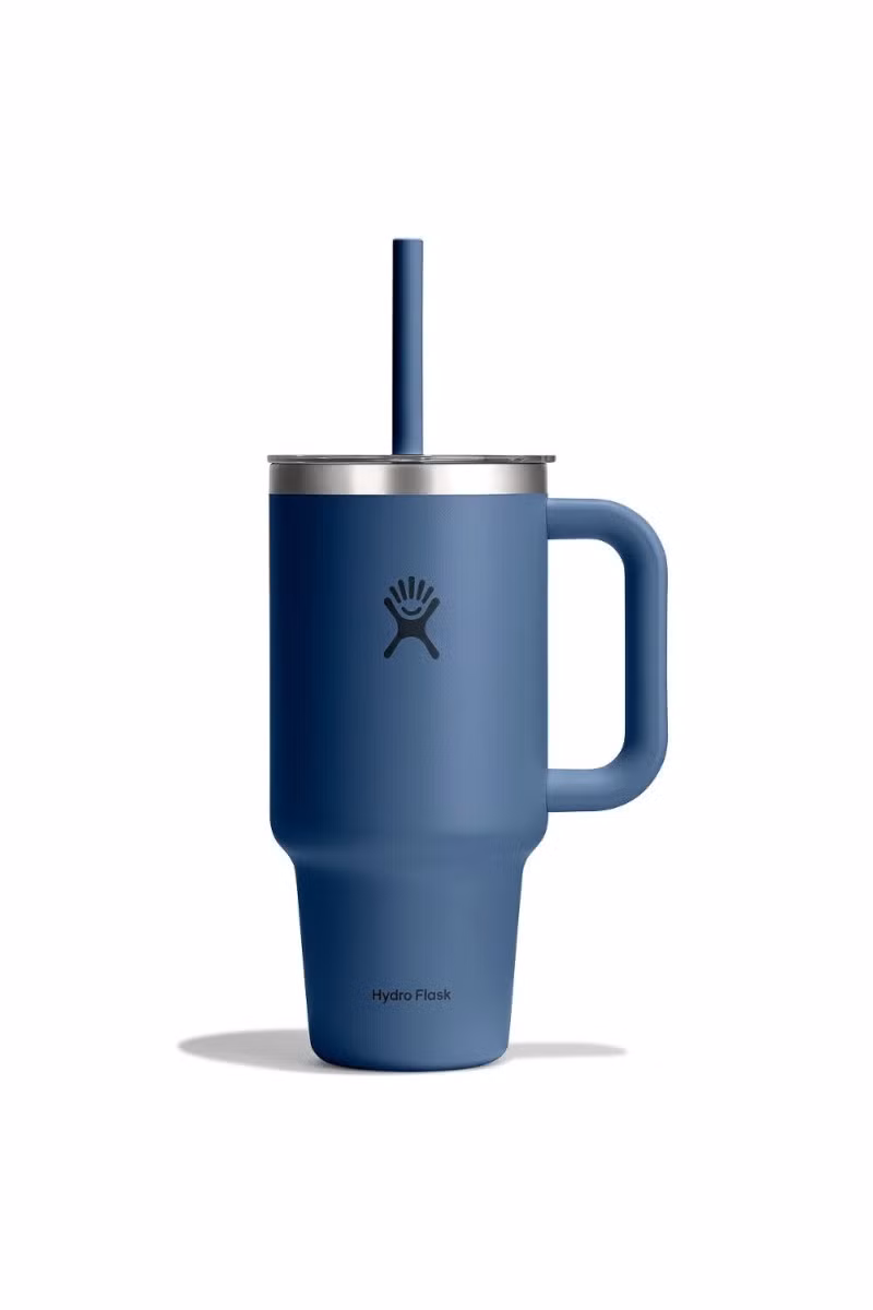KUBEK TERMICZNY TRAVEL TUMBLER CLEAR LID 32 OZ / 946 ML-HARBOR BLUE