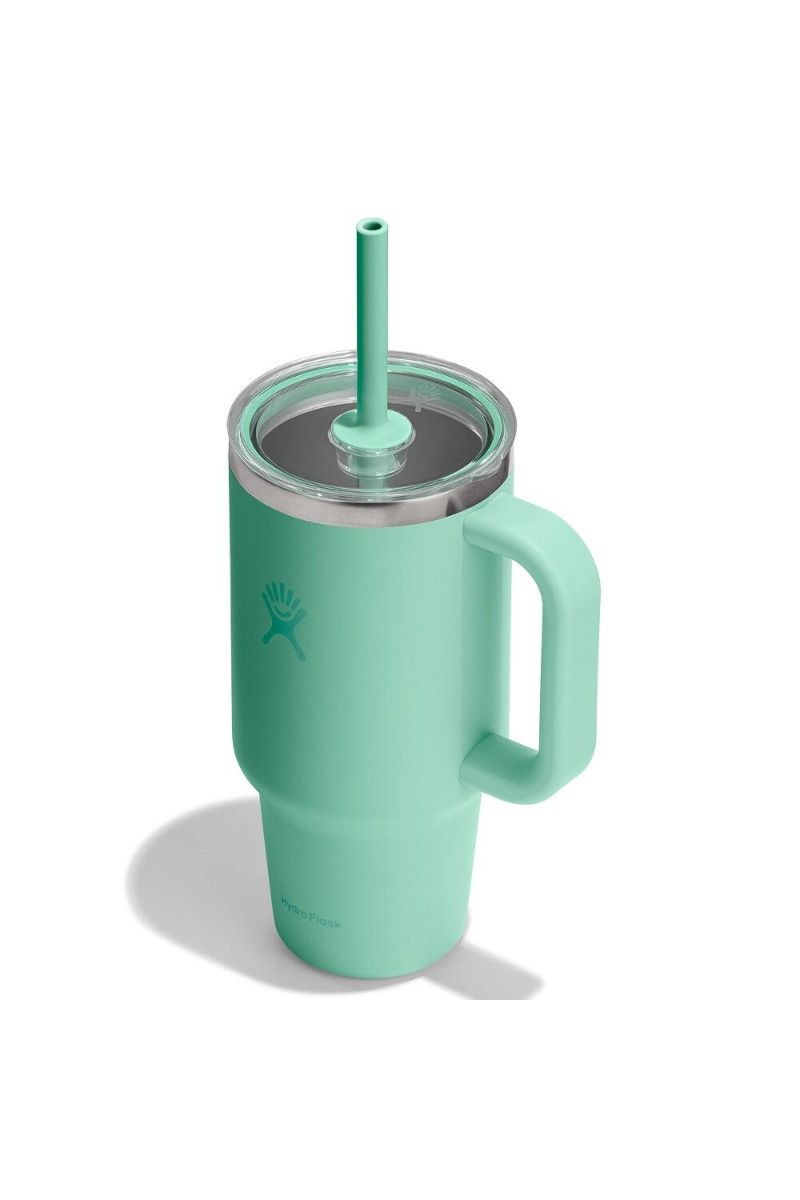 KUBEK TERMICZNY TRAVEL TUMBLER CLEAR LID 32 OZ / 946 ML-MERMAID GREEN