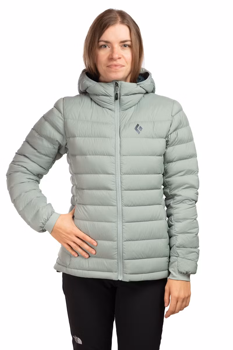 KURTKA ACCESS DOWN HOODY WOMEN FW25-AGAVE HYDROFOBOWY PUCH