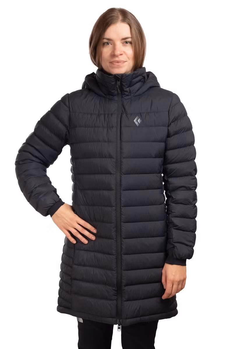 KURTKA ACCESS DOWN PARKA WOMEN FW25-BLACK LEKKA ZIMOWA