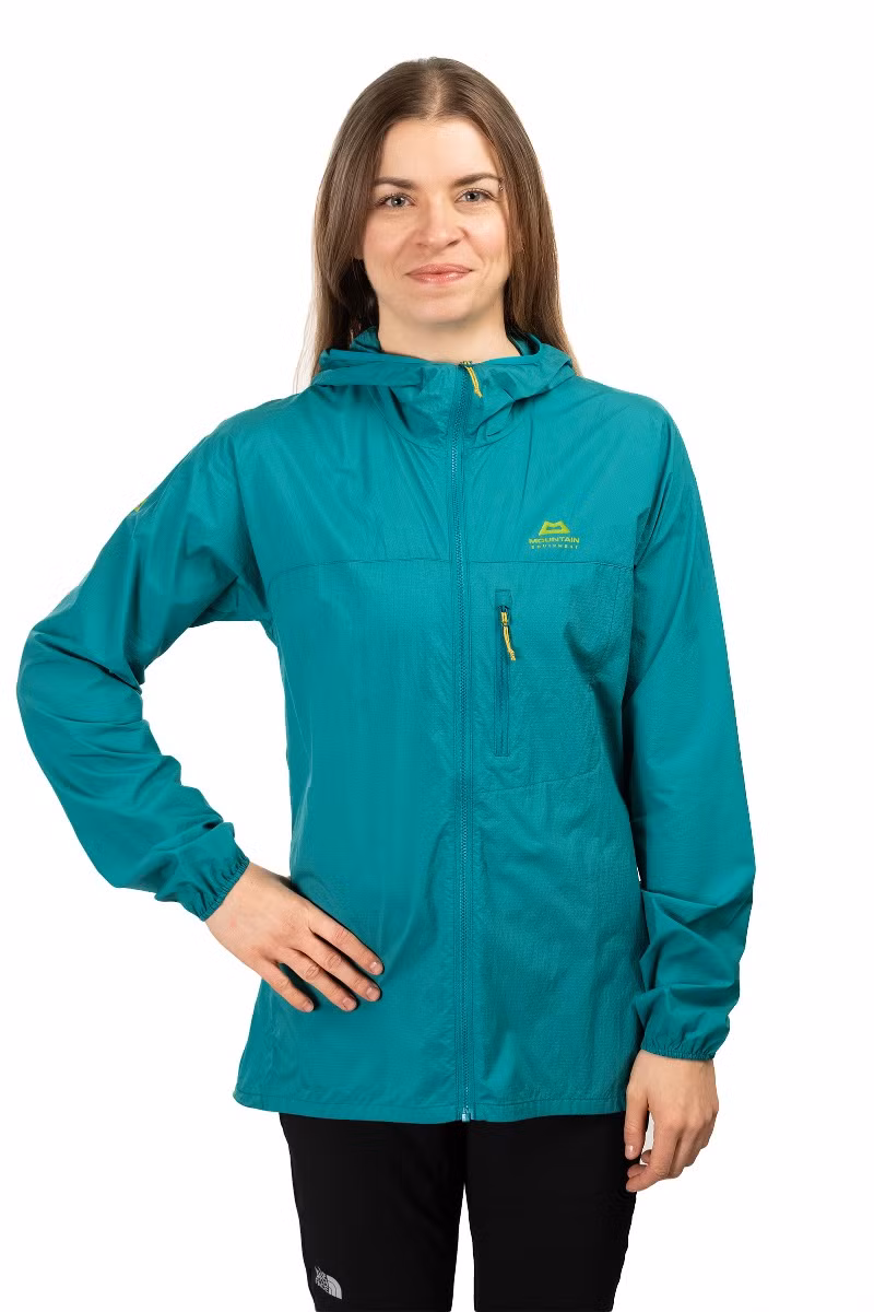 KURTKA AEROFOIL HOODED WOMEN-JADE