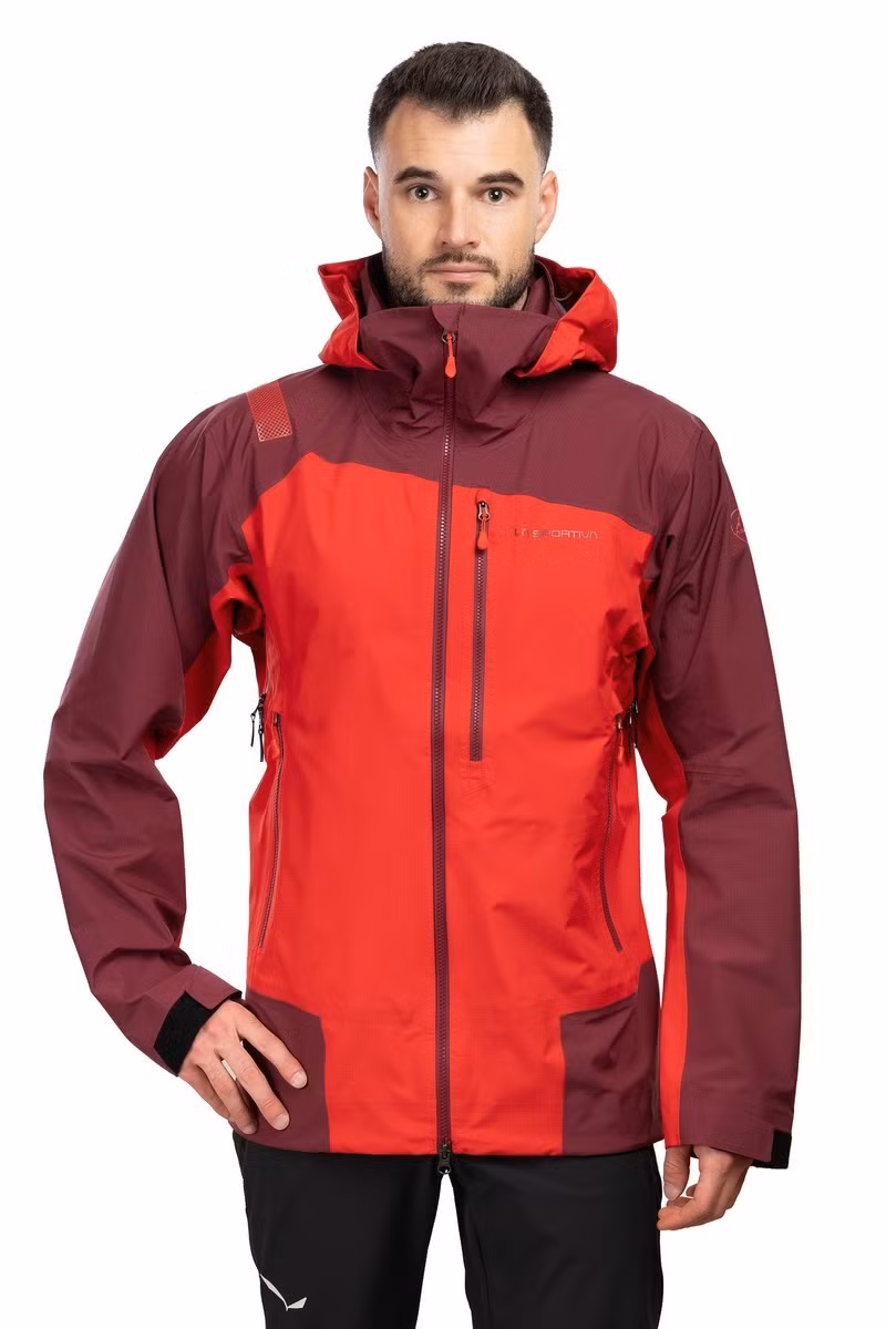 KURTKA ALPINE GUIDE GTX PERFORMANCE-MOUNTAIN RED-REDWOOD