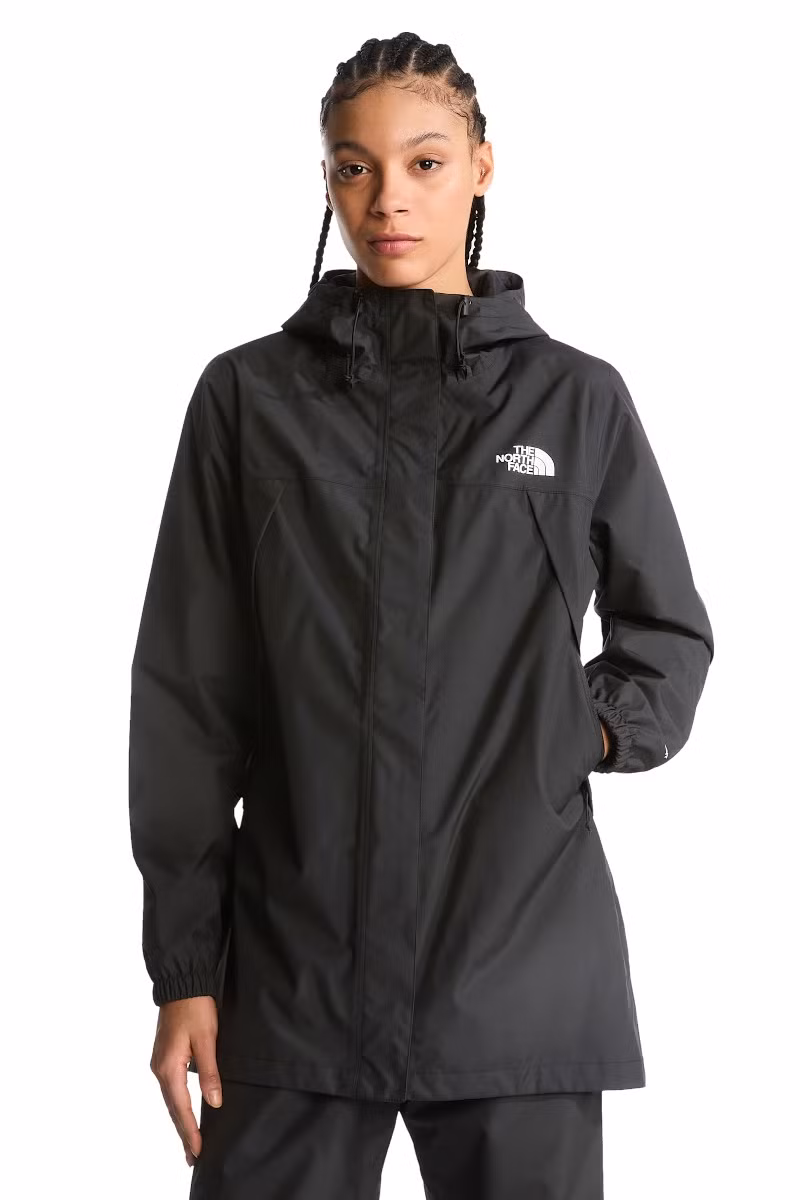 KURTKA ANTORA RAIN PARKA WOMEN-TNF BLACK