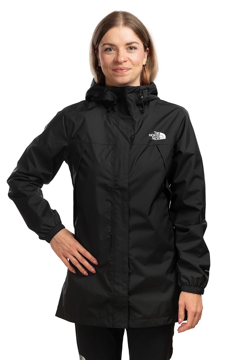 KURTKA ANTORA RAIN PARKA WOMEN-TNF BLACK