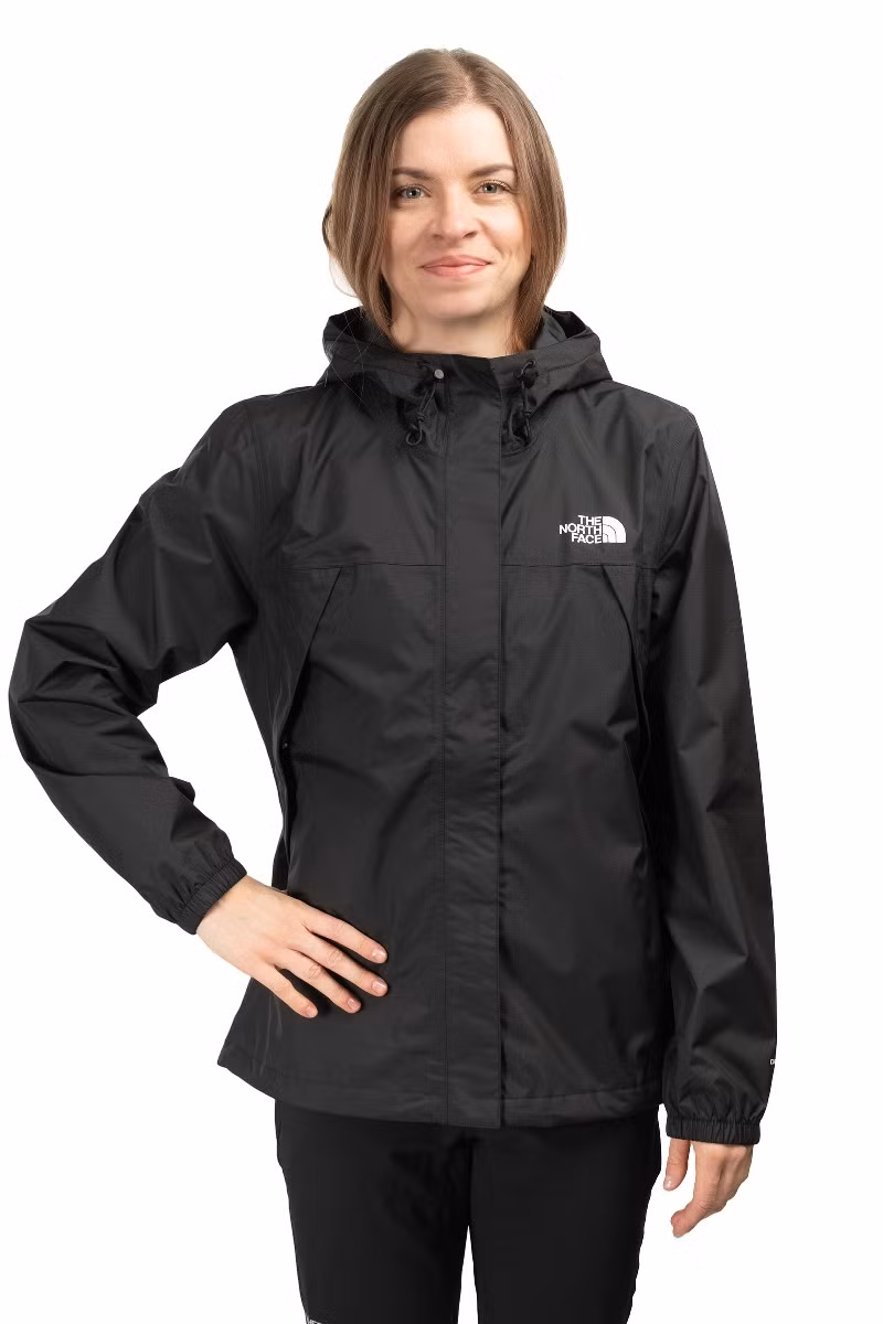 KURTKA ANTORA RAIN WOMEN-TNF BLACK