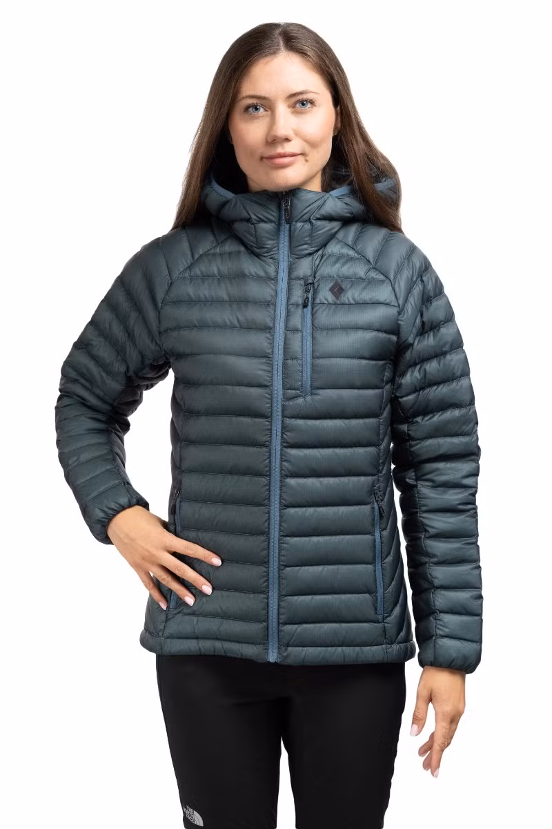 KURTKA APPROACH DOWN HOODY WOMEN-CREEK BLUE