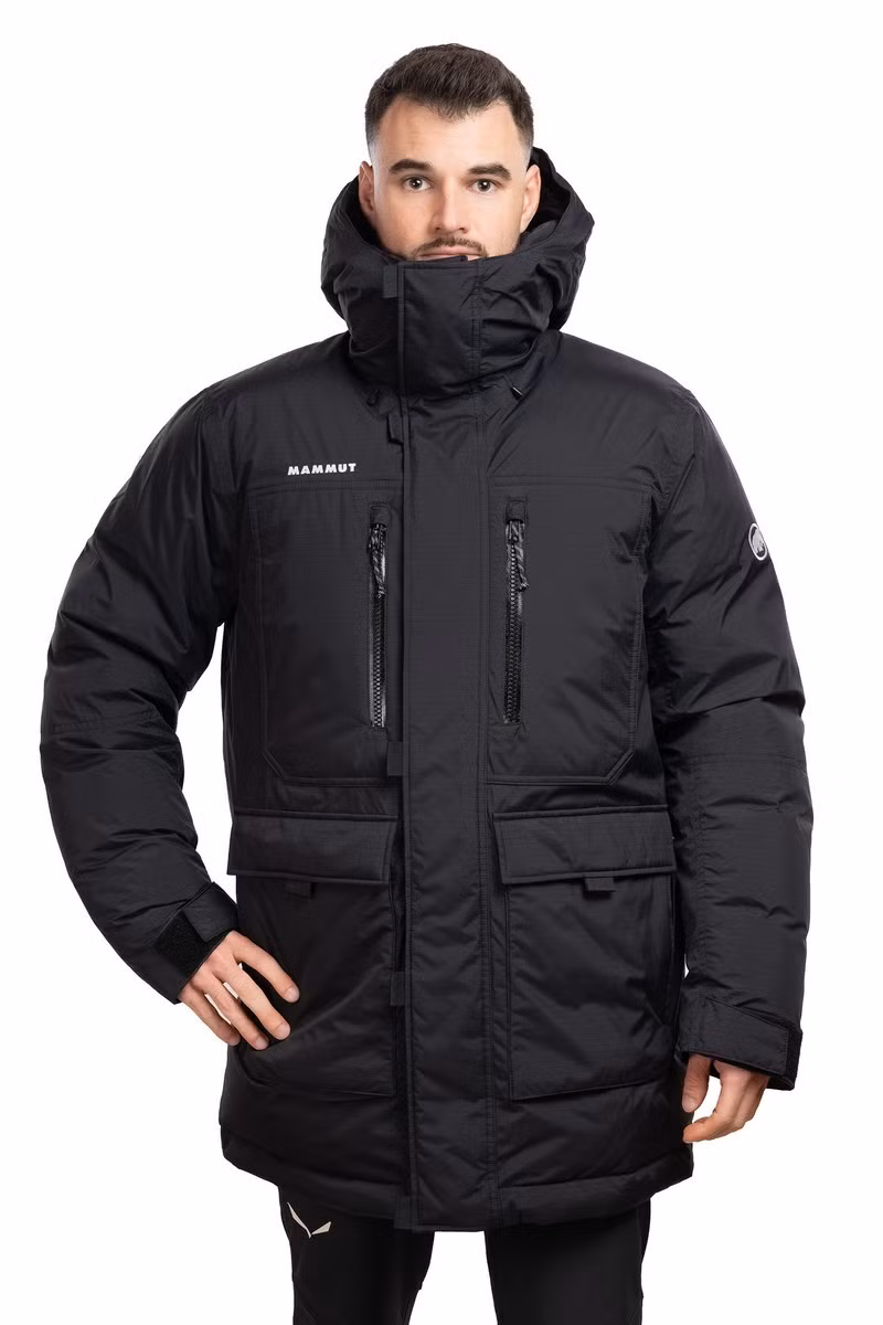KURTKA ARCTIC IN HOODED PARKA-BLACK