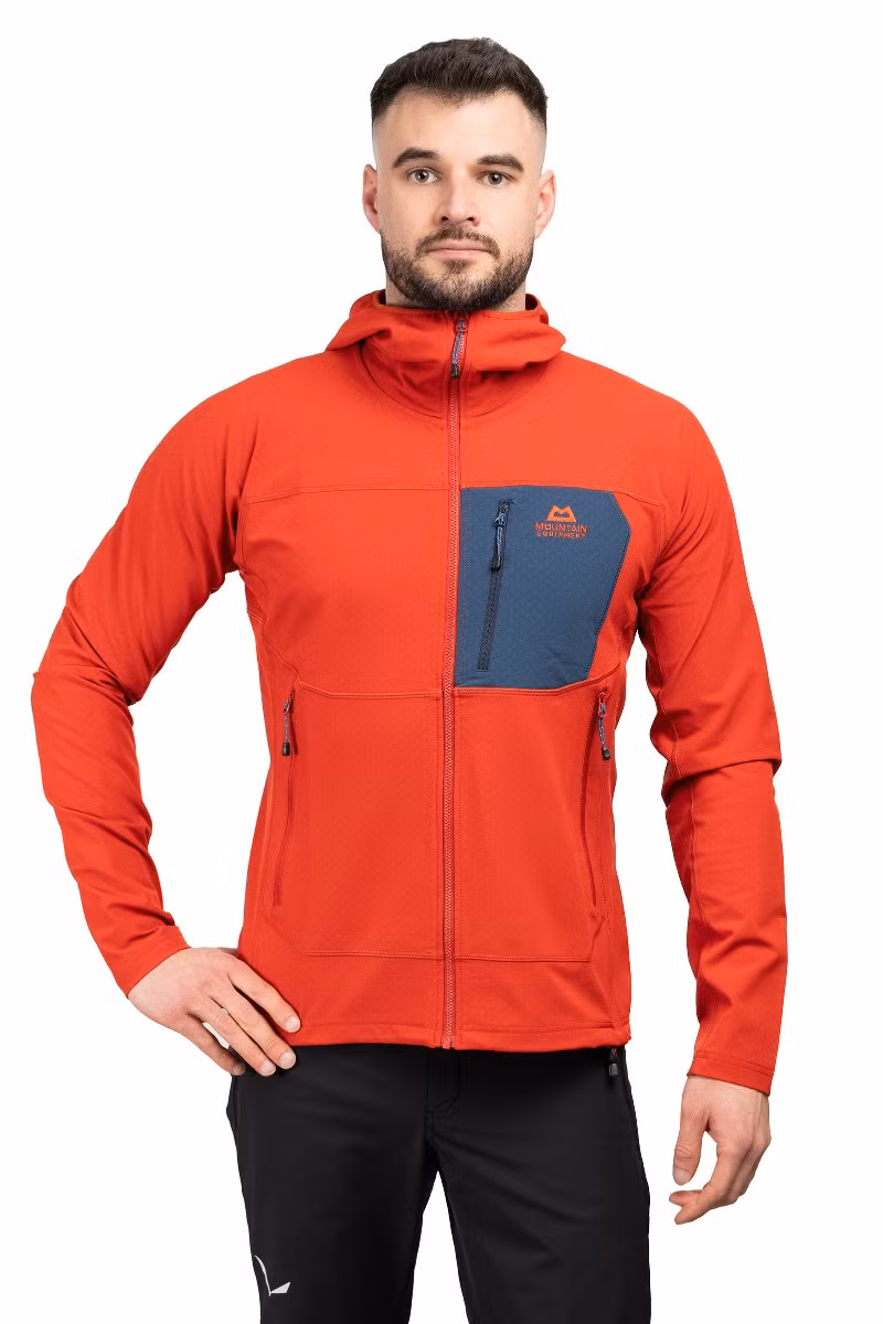 KURTKA ARROW HOODED-RED ROCK-DUST