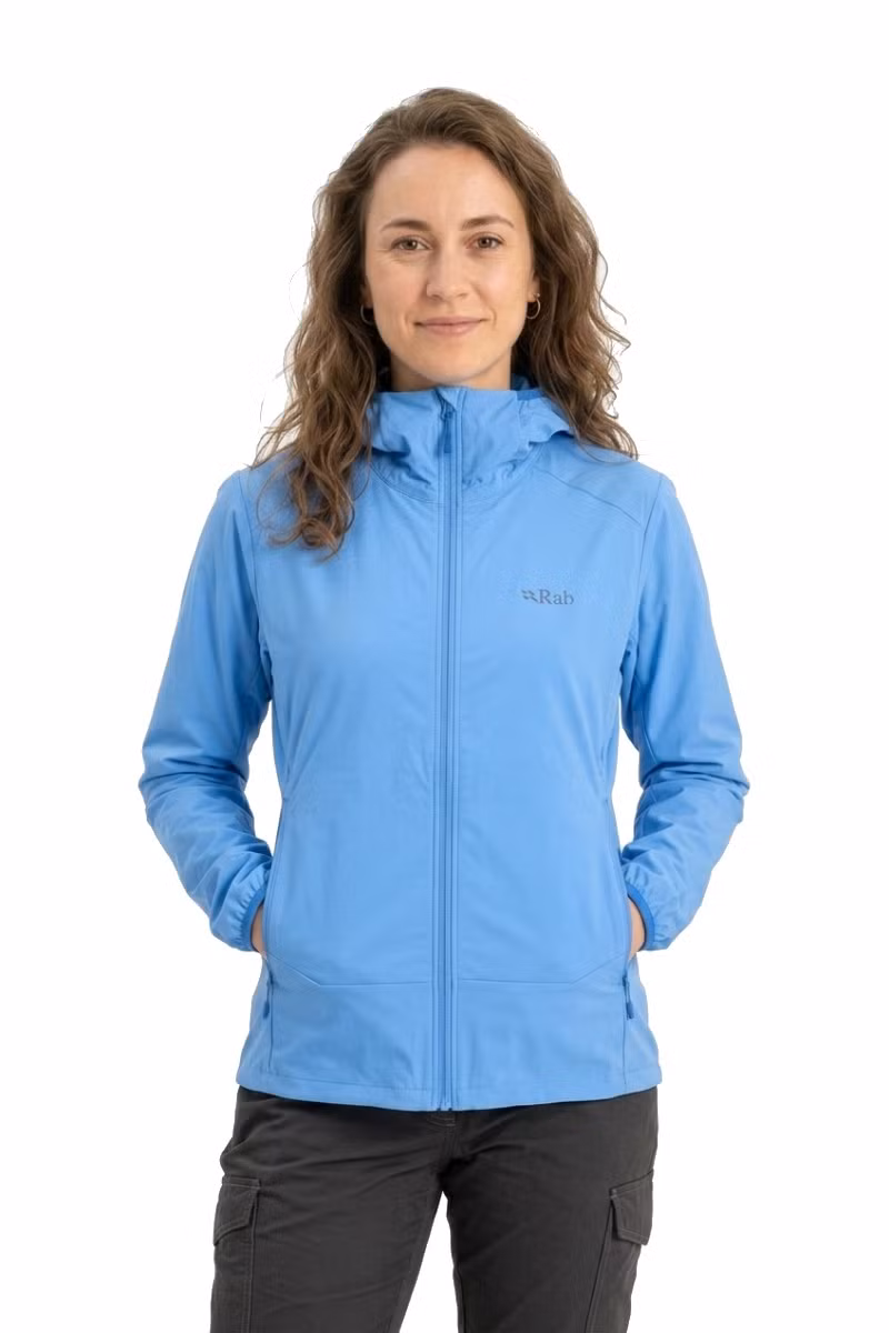 KURTKA BOREALIS HOODY WOMEN-BLUEBIRD