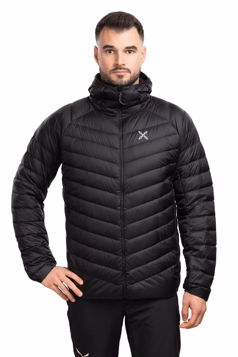 KURTKA BREEZE HOODED DUVET-BLACK