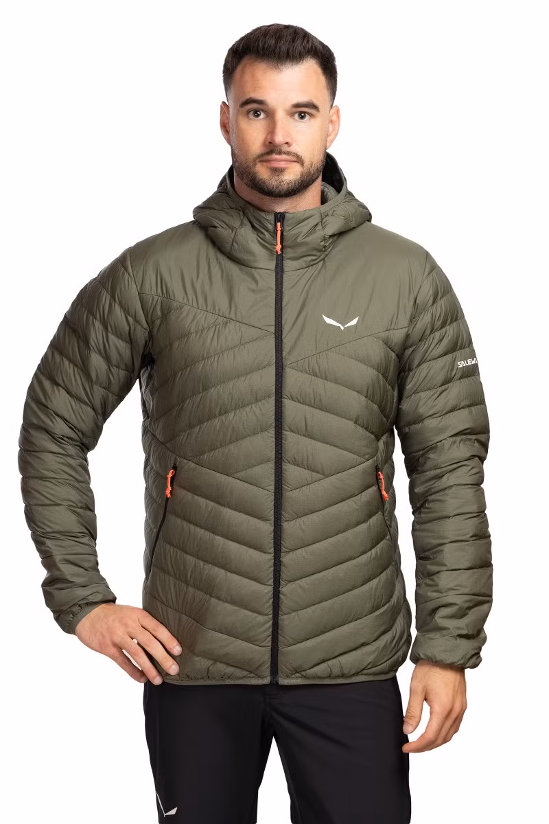 KURTKA BRENTA DOWN-FADED GREEN