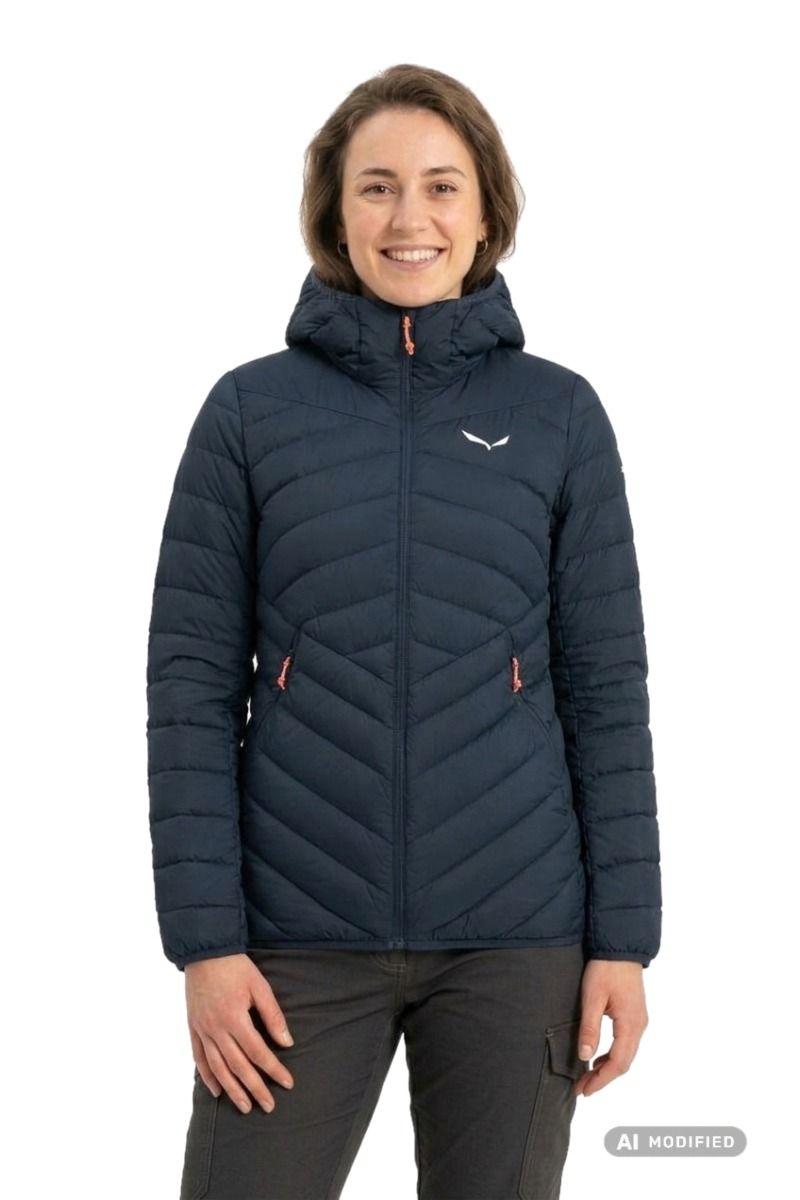 KURTKA BRENTA DOWN WOMEN-BLUEBERRY