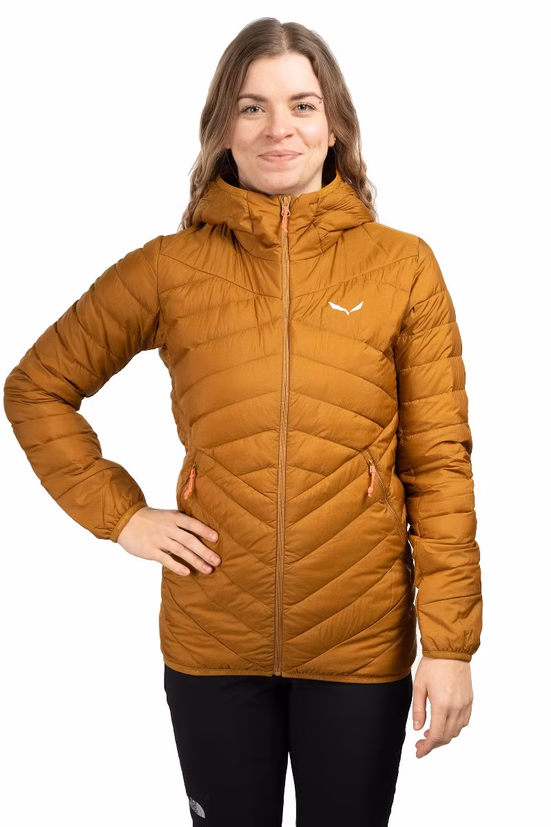 KURTKA BRENTA DOWN WOMEN-GOLDEN BROWN