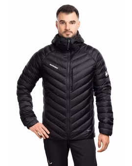 KURTKA BROAD PEAK IN HOODED-BLACK