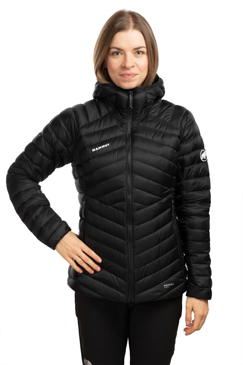 KURTKA BROAD PEAK IN HOODED WOMEN-BLACK