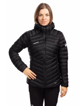 KURTKA BROAD PEAK IN HOODED WOMEN-BLACK