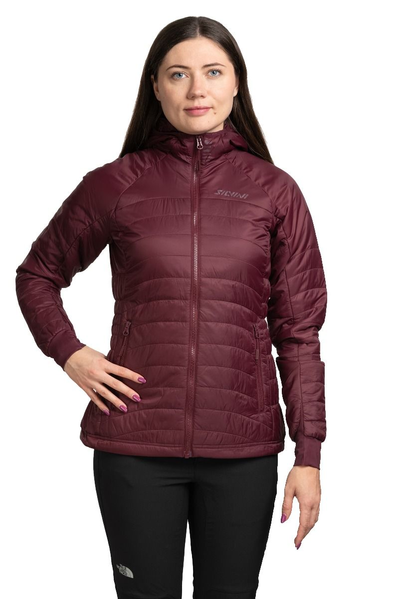KURTKA CESI WOMEN-MERLOT