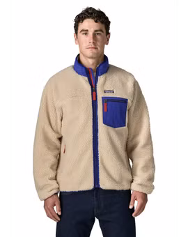 KURTKA CLASSIC RETRO-X-DARK NATURAL-COBALT BLUE