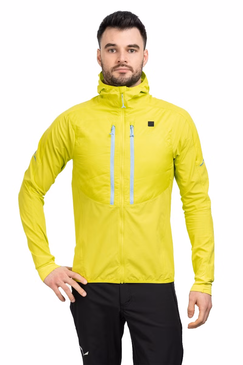 KURTKA CORE-LIME-BLUE
