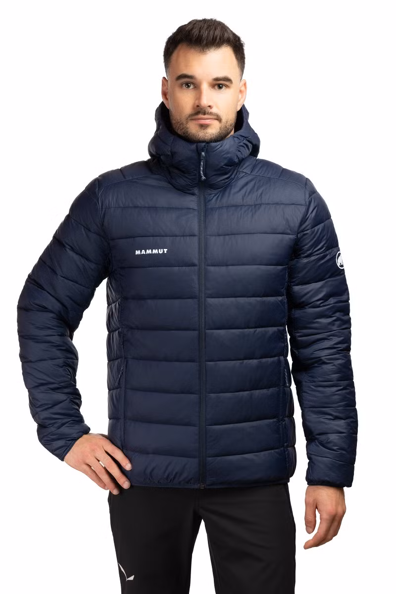 KURTKA CRAG IN HOODED-MARINE