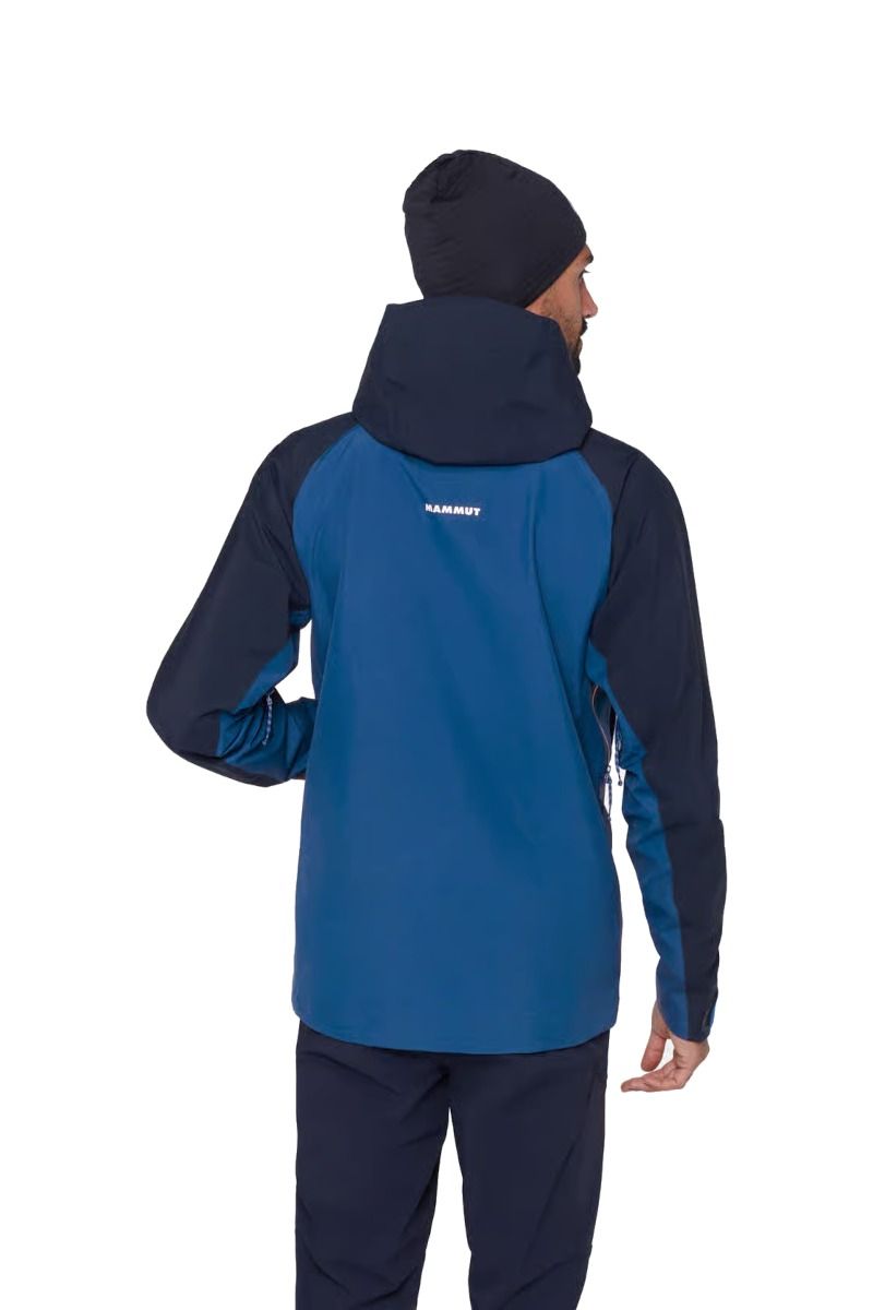 KURTKA CRATER IV HS HOODED-TSCHIEL-MARINE
