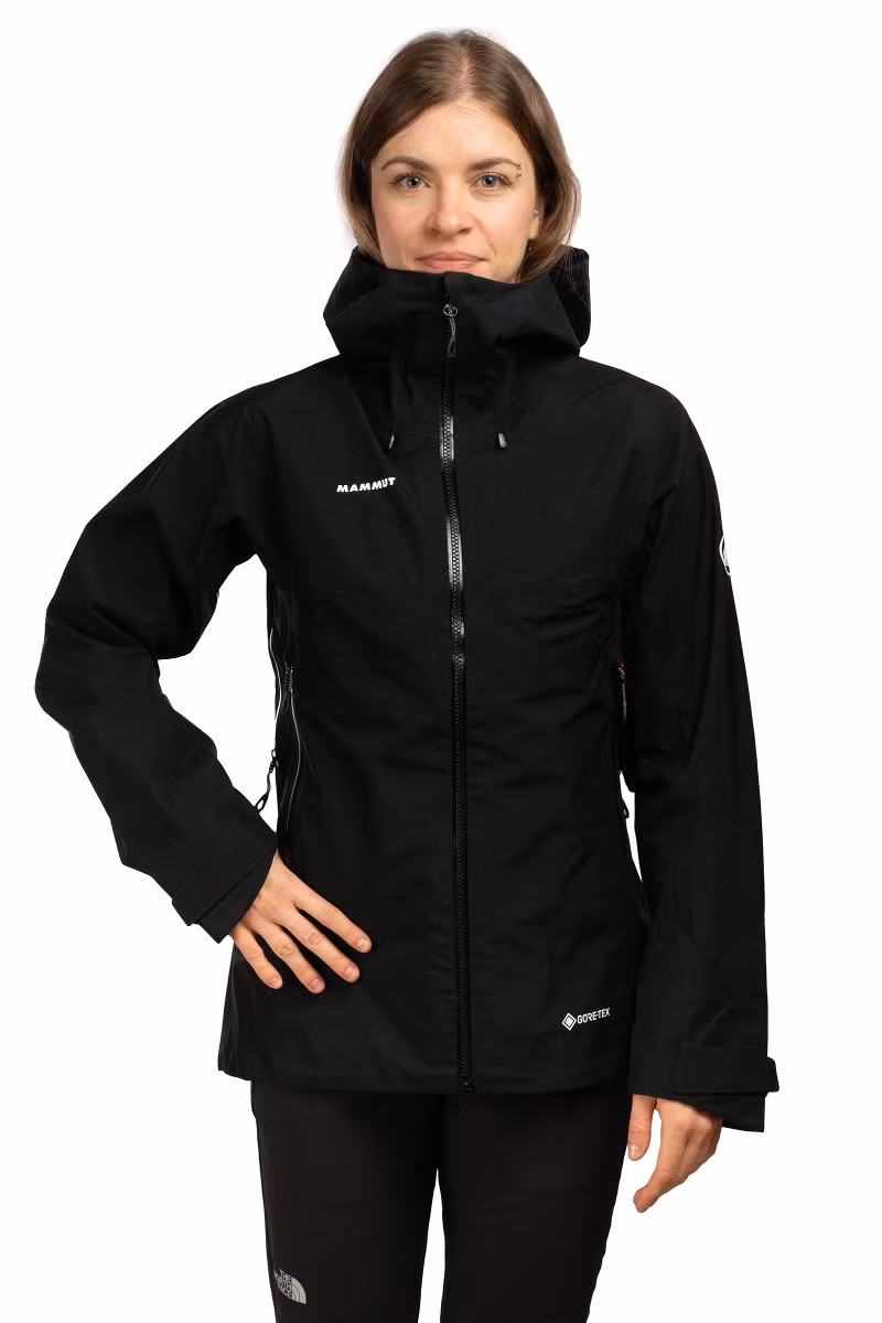 KURTKA CRATER IV HS HOODED WOMEN-BLACK