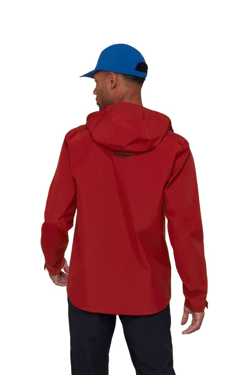 KURTKA CRATER LIGHT HS HOODED-DARK MAMMUT RED