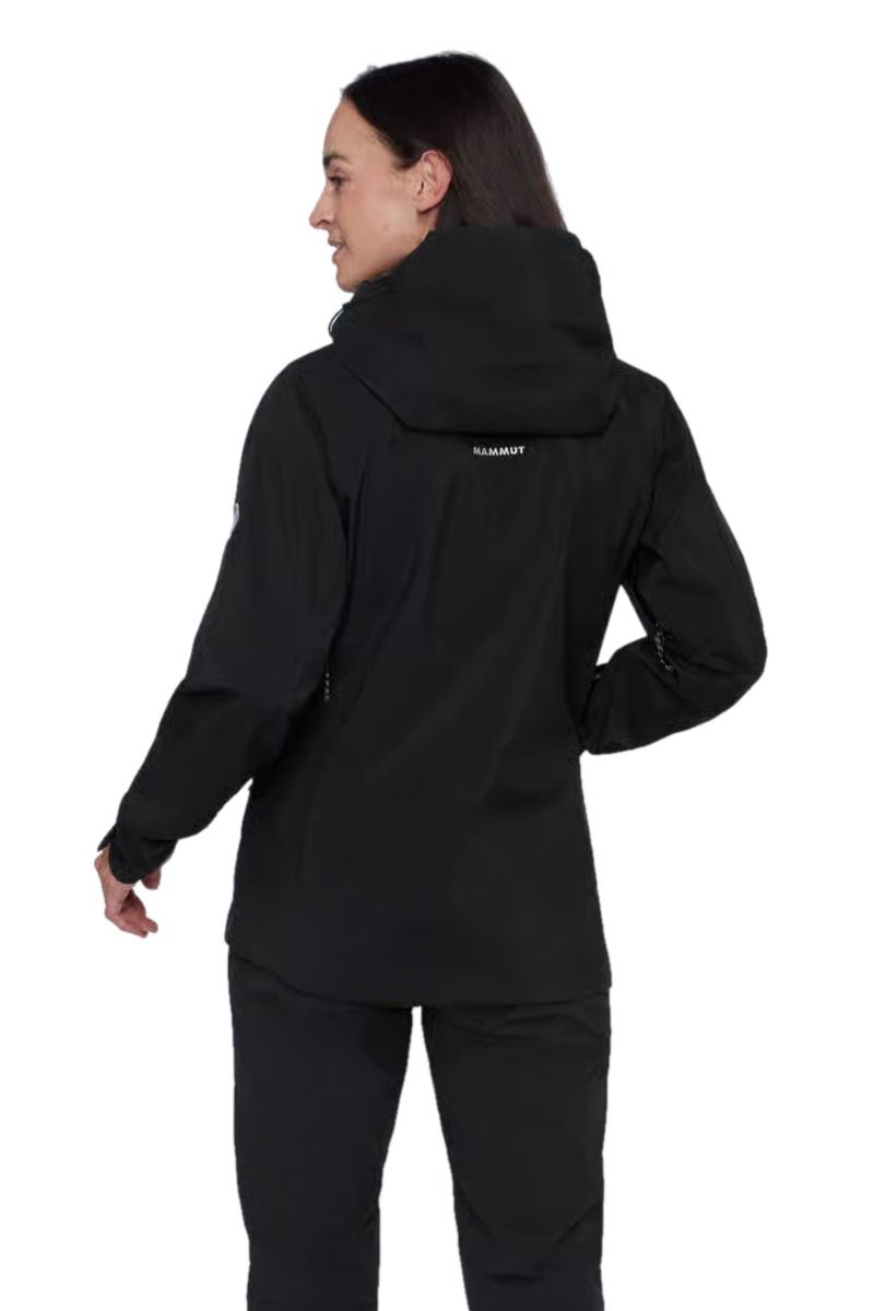 KURTKA CRATER PRO HS HOODED WOMEN-BLACK