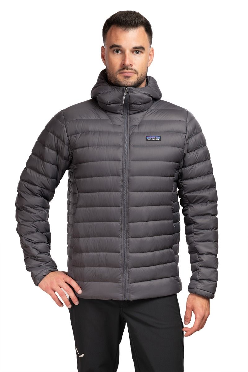 KURTKA DOWN SWEATER HOODY-FORGE GREY W-FORGE GREY