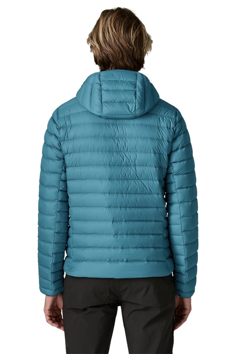 KURTKA DOWN SWEATER HOODY-GLACIAL BLUE