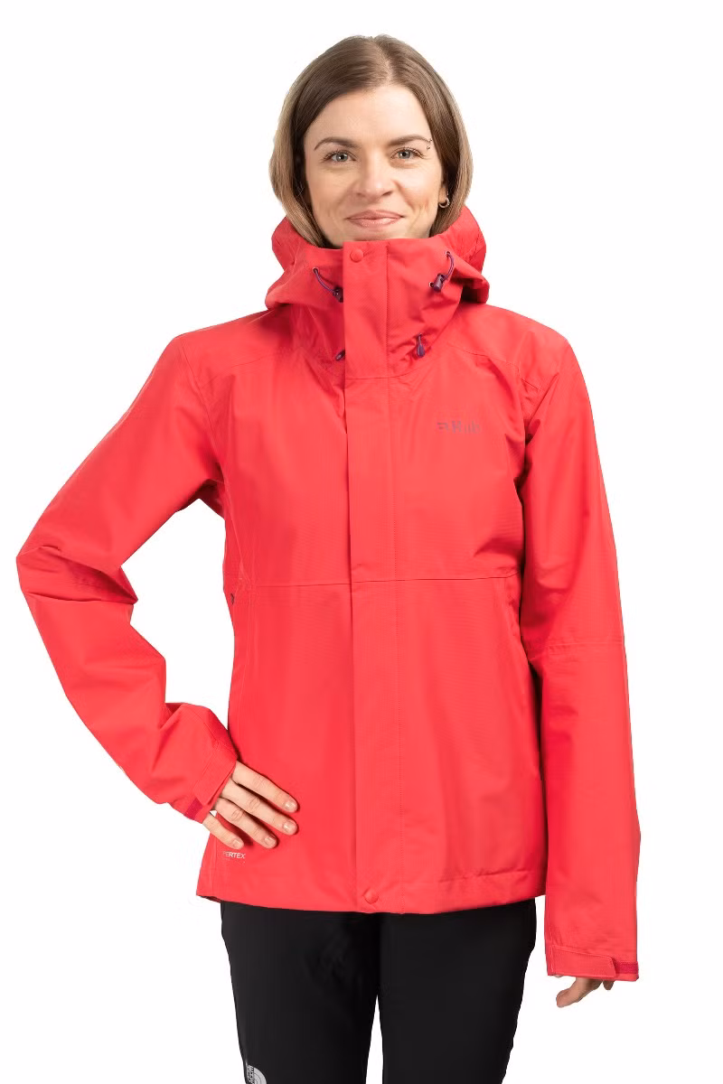 KURTKA DOWNPOUR WOMEN-WATERMELON