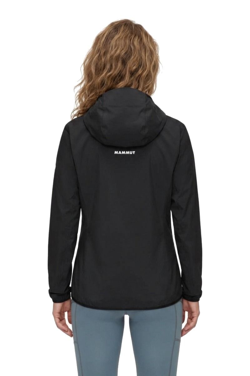 KURTKA DUCAN LIGHT HS HOODED WOMEN-BLACK