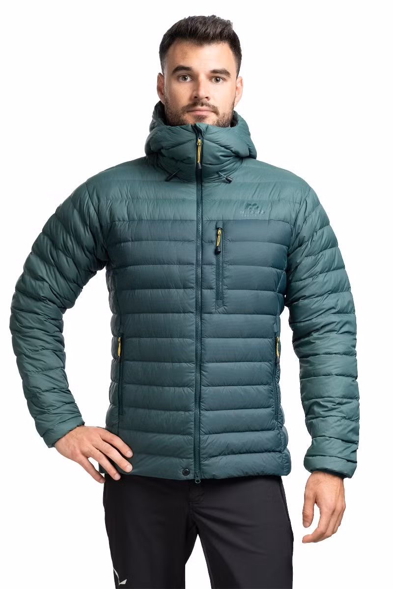 KURTKA EARTHRISE HOODED-PINE-FERN