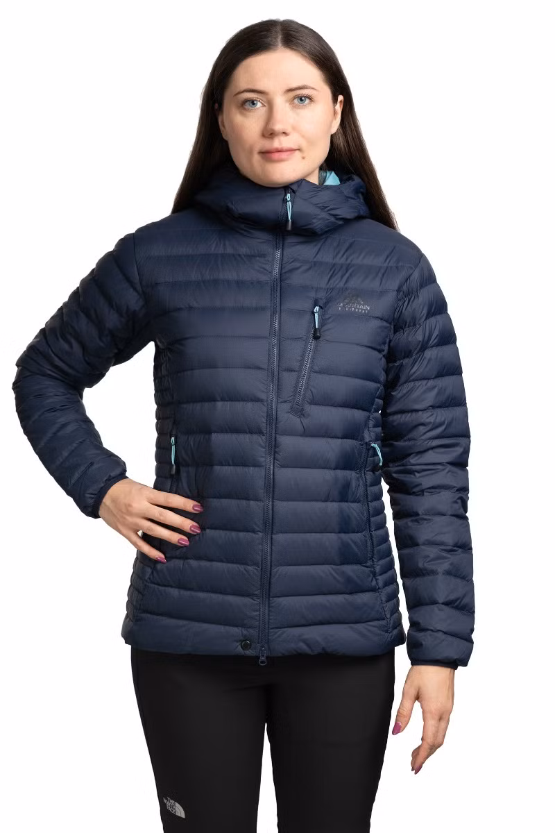 KURTKA EARTHRISE HOODED WOMEN-COSMOS