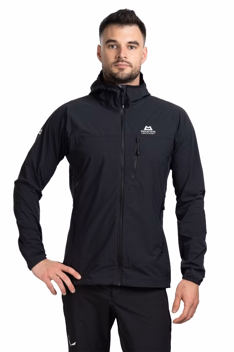 KURTKA ECHO HOODED-BLACK