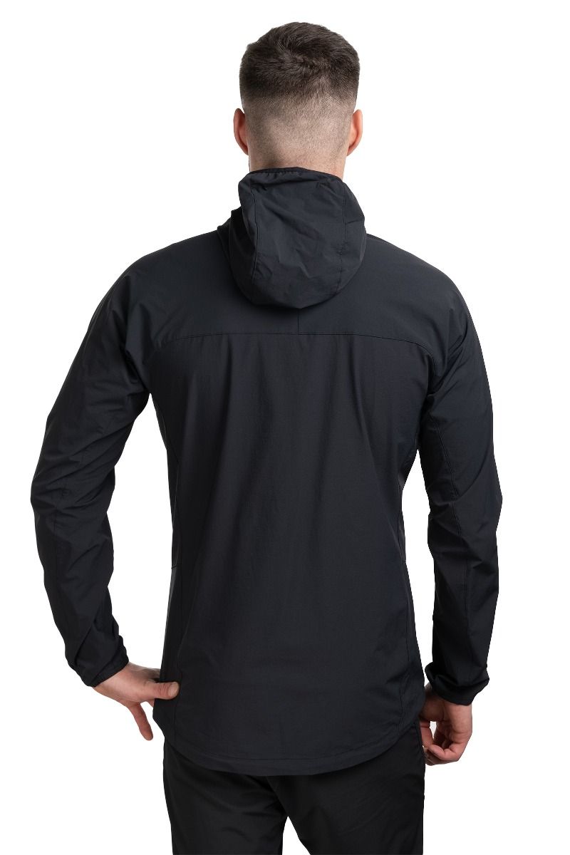 KURTKA ECHO HOODED-BLACK