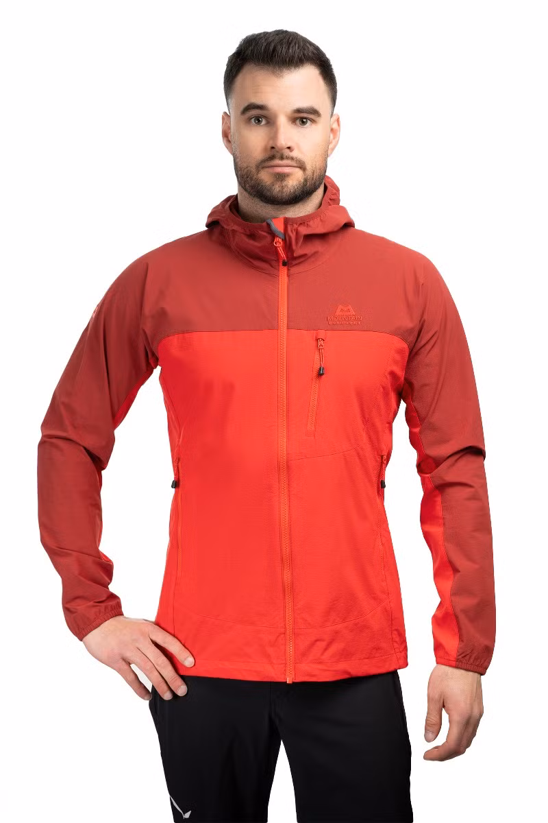 KURTKA ECHO HOODED-CHILI RED-MERLOT