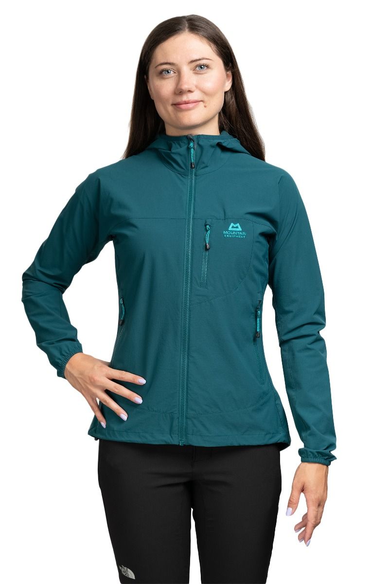 KURTKA ECHO HOODED WOMEN-DEEP TEAL