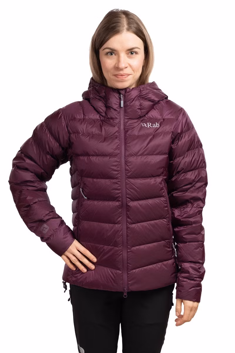 KURTKA ELECTRON PRO HOODY WOMEN-MULBERRY